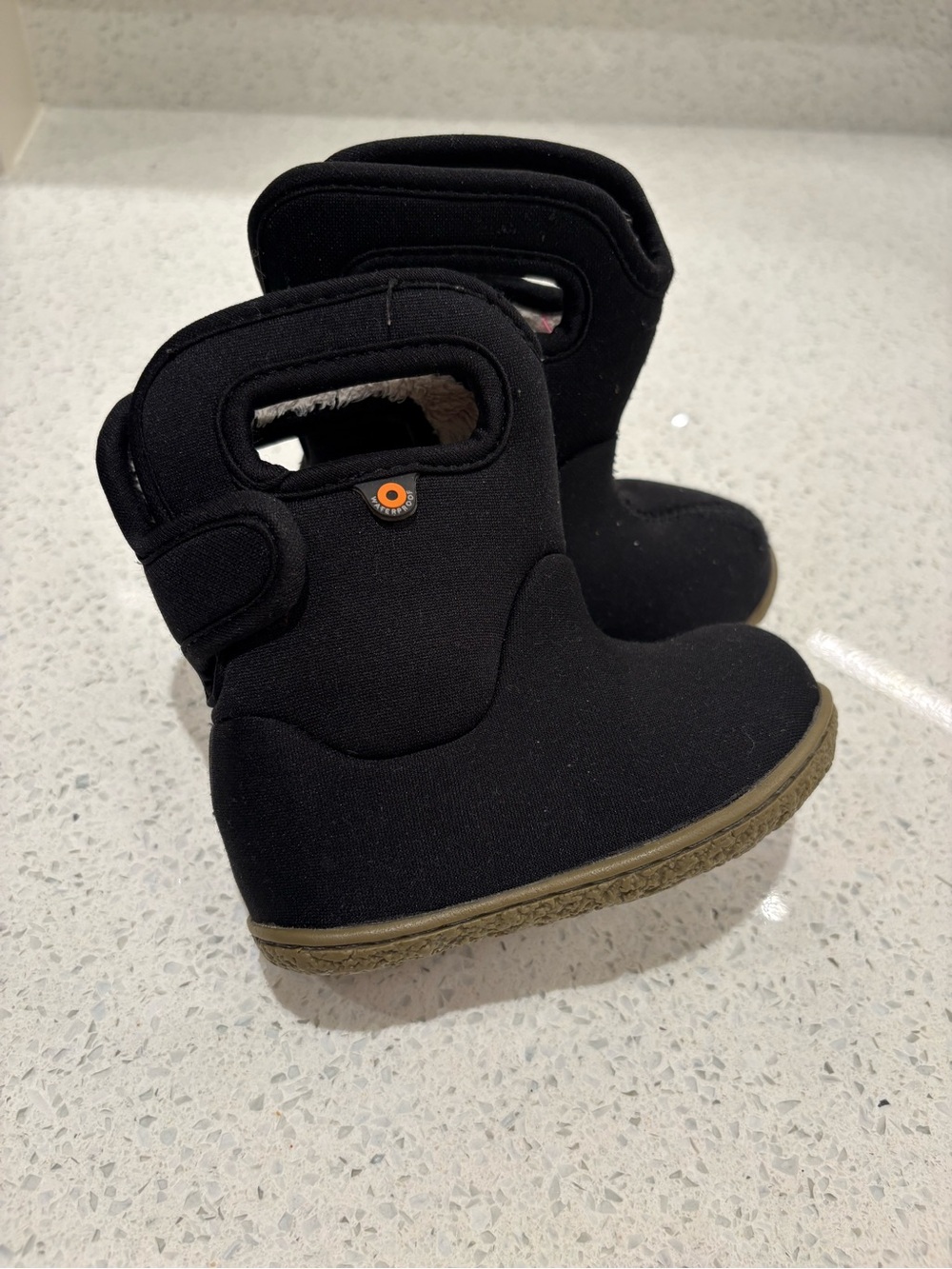 Bogs Baby Bogs II Solid Waterproof Boots Black Size 4T EUC
